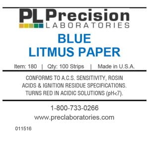 Blue Litmus Test Paper
