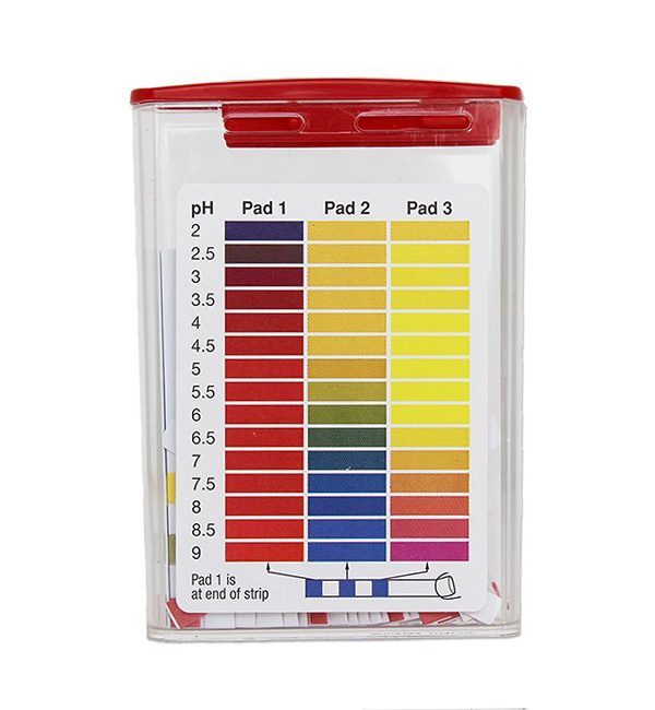 pH 2-9 Test Strips, 3 Pad
