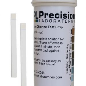 Active Chlorine Test Strip, 2000ppm