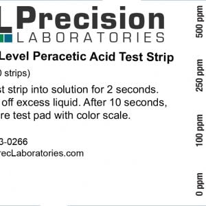Peracetic Acid Test Strip, 500ppm