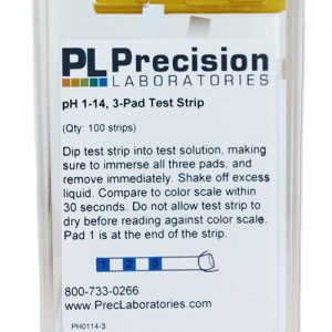pH 1-14 Test Strips, 3 pad