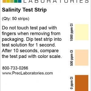 Salinity Test Strips