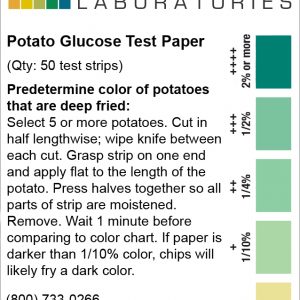 Potato test paper
