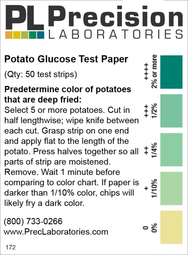 Potato test paper