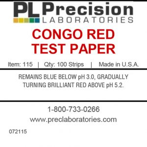 Congo Red Test Paper