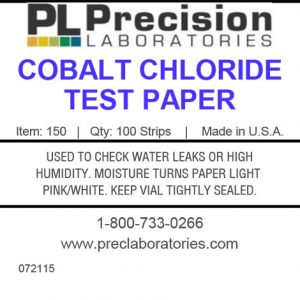 Cobalt Chloride Test Paper