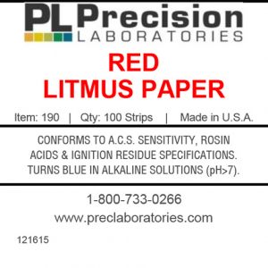 Red Litmus Test Paper