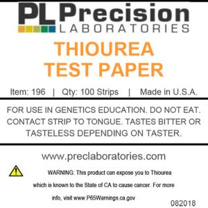 Thiourea Test Paper