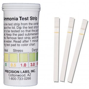 Ammonia test strips