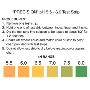 pH 5.5-8 Test Strip