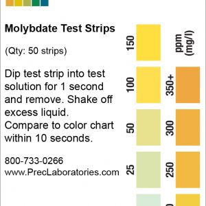 Molybdate Test Strip