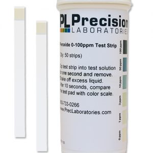 Low Level Peroxide Test Strip, 100ppm