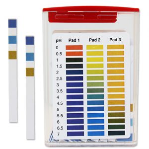 PH 0-7 Test Strips Pad