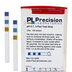 PH 0-7 Test Strips Pad