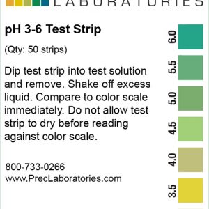 pH 3-6 test strip