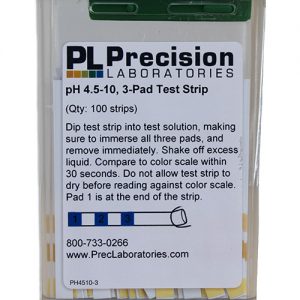 pH 4.5-10 Test Strip 3 pad