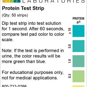 Protein test strip