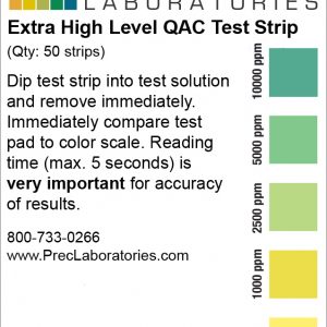 Extra High Level QAC Test Strip