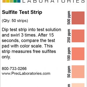 Sulfite Test Strip