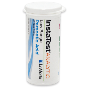 Lamotte Peracetic Acid Low Range Test Strips Order Code#:  3000LR