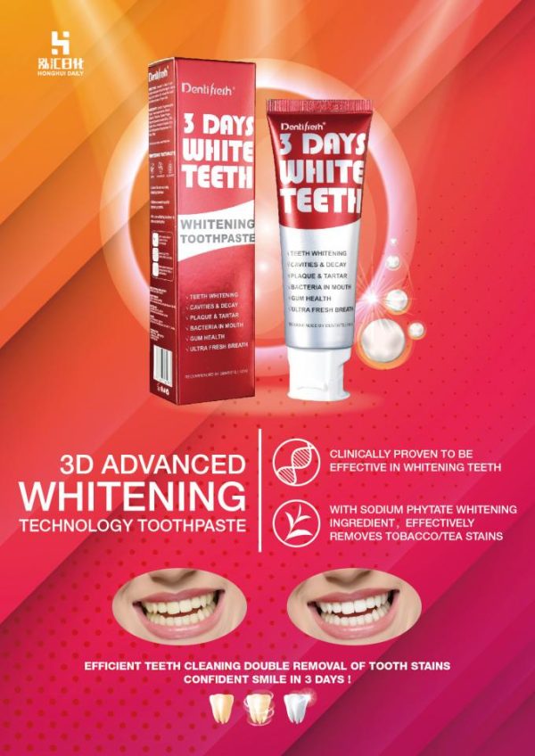 Safe and Non-irritating 120g whitening Toothpaste for Lasting Dental Protection - Image 2