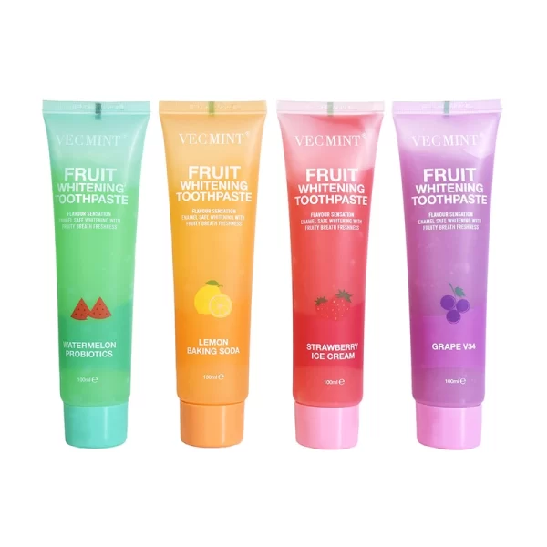 VEC MINT 100ml Fruit Flavor Teeth Whitening Basic Cleansing Oral Care Refreshing Toothpaste