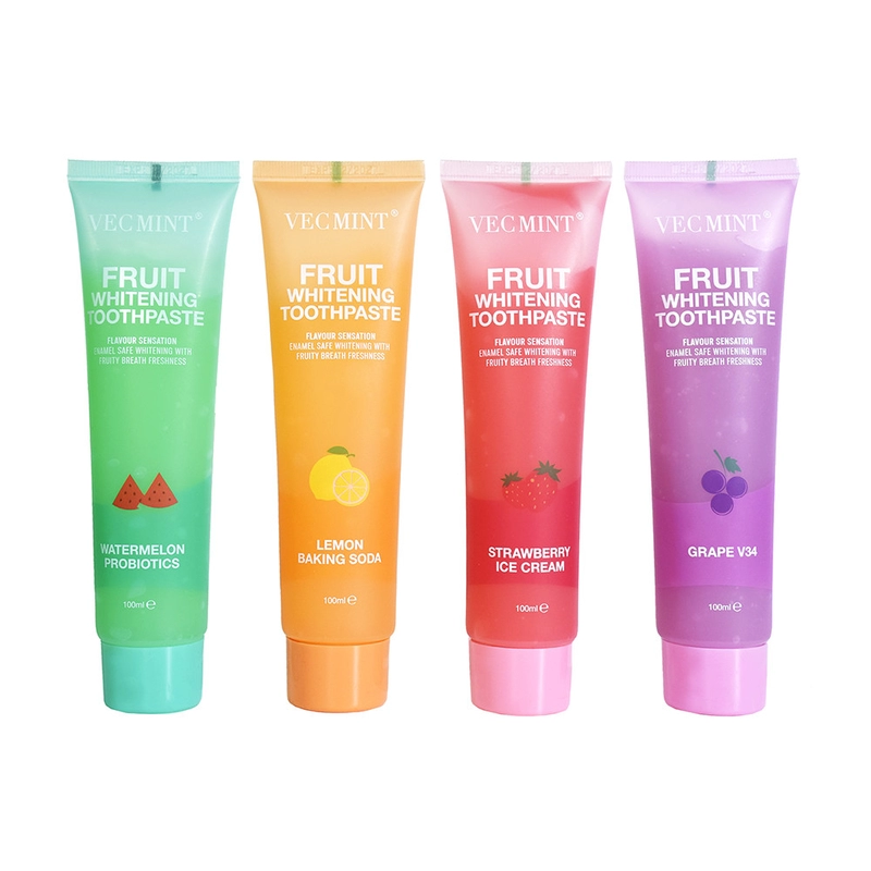 VEC MINT 100ml Fruit Flavor Teeth Whitening Basic Cleansing Oral Care Refreshing Toothpaste