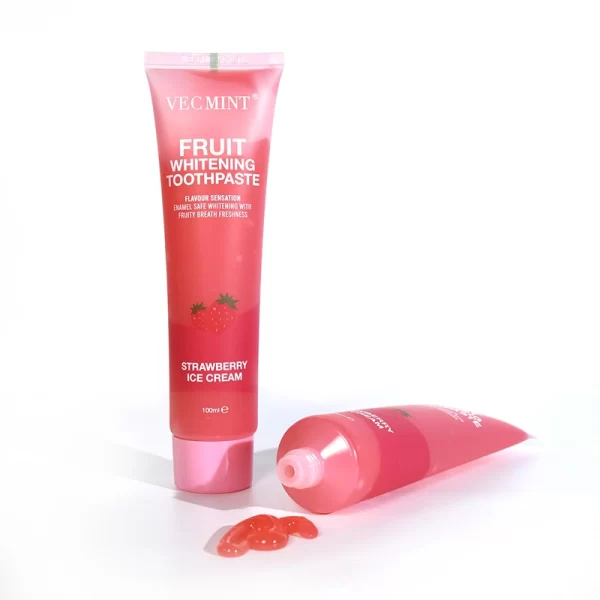 VEC MINT 100ml Fruit Flavor Teeth Whitening Basic Cleansing Oral Care Refreshing Toothpaste - Image 2