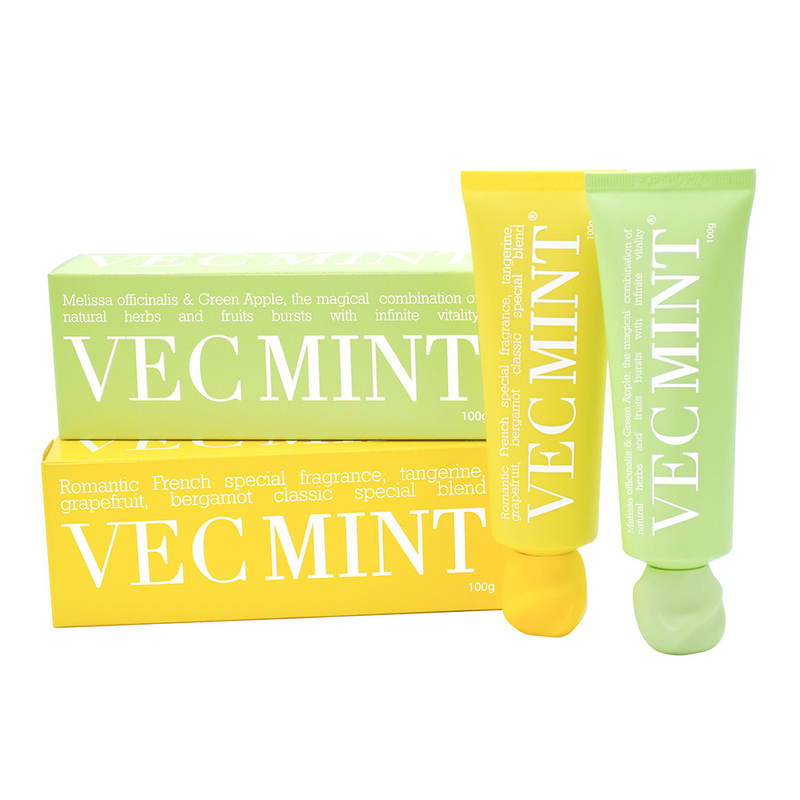 Apple Mint Flavor Toothpaste in Tube White Box Mild Whitening Effect