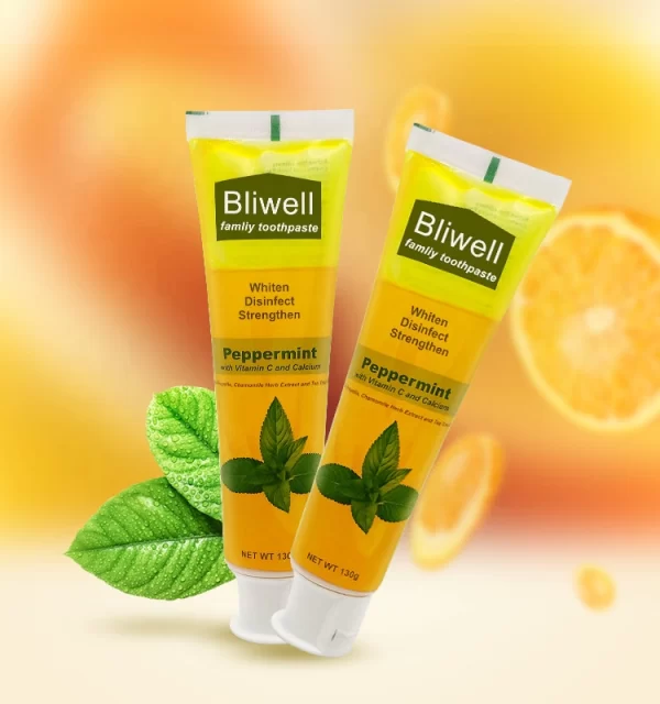Fluoride Free Strawberry Flavoured Toothpaste Adults Orange Peppermint Based Toothpaste - Image 2