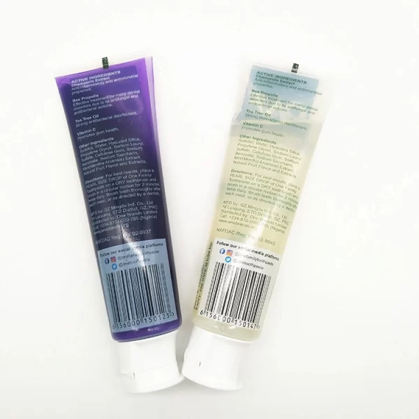 Fluoride Free Strawberry Flavoured Toothpaste Adults Orange Peppermint Based Toothpaste - Image 3